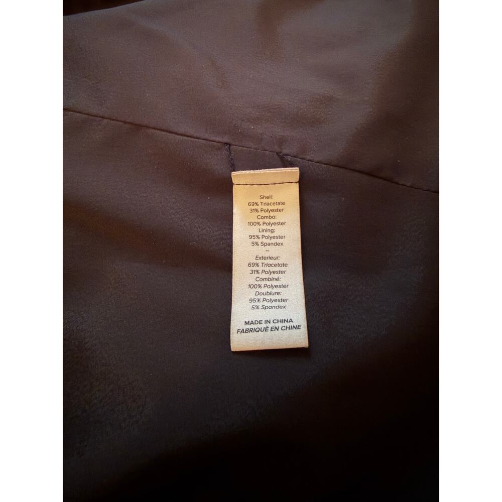 Cinq à Sept Black Jacket Flap Pockets Button Closure NWOT Size 8 - Picture 6 of 6
